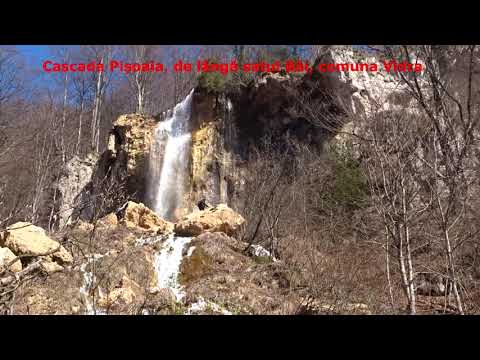 Izbucul și Cascada Pișoaia Albii de lângă satul Băi, comuna Vidra, judetul Alba
