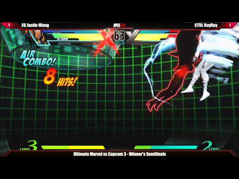 UMvC3 EG Justin Wong vc CTRL RayRay - Apex 2014 Tournament