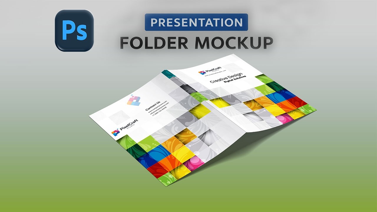 How to Create a Presentation Folder Mockup in Photoshop | Adobe Photoshop Tutorial