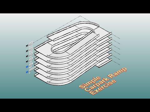 Everyday Revit (Day 323) - Simple Carpark Ramp Exercise