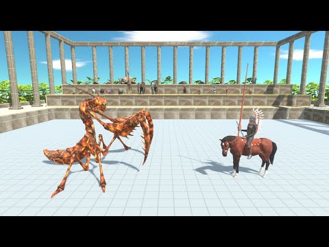 GIANT INVERTEBRATES + MODERN MAMMALS vs ANCIENT HUMANS + REPTILES Tournament  - ARBS