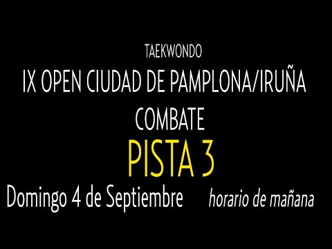 Open Internacional Pamplona. Domingo Pista 3