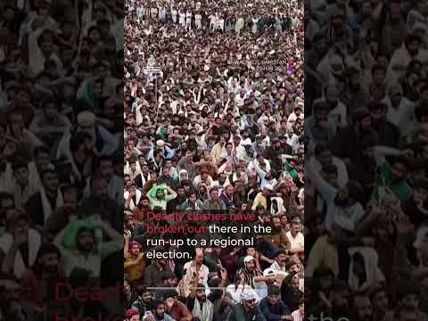 London protesters march through streets in solidarity with Azad Kashmir | AJ #shorts