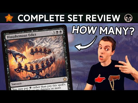 ⚫ Complete Set Review! ⚫ - 📘 Foundations 📘  - Black Cards - Constructed And Limited