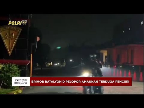 PRESISI UPDATE: BRIMOB BATALYON D PELOPOR AMANKAN TERDUGA PENCURI 29/11/2025 13.00