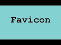 Favicons