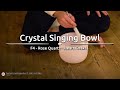 MEINL Sonic Energy CSB10F Crystal Singing Bowl 10" Heart Chakra