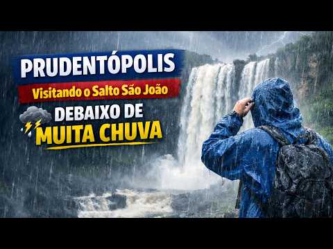 🚗 VIAGEM PELO PARANÁ | VISITANDO O SALTO SÃO JOÃO NA CIDADE PRUDENTÓPOLIS - 4K ULTRAHD