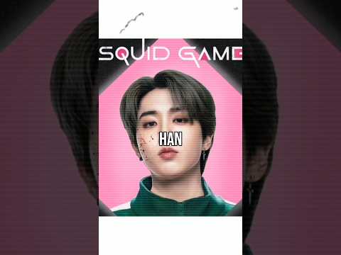 Han vs the Cookie in squid game?! #kpop #straykids #skz #squidgame #shorts #bts
