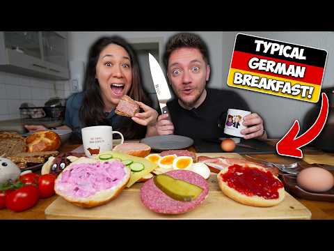 Typical GERMAN BREAKFAST! (Frühstück Culture)