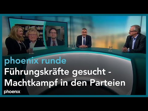 phoenix runde: Führungskräfte gesucht - Machtkampf in den Parteien