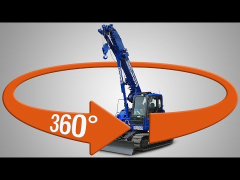 Raupenkran mieten | 6 t Tragkraft - 16.70 m Hebehöhe