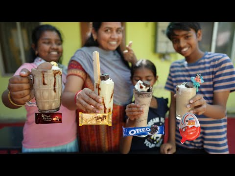 Milk Shake Challenge | இவங்க இவ்ளோ அழகா Milk Shake போடுவார்களா ?? Mrs.Abi Time