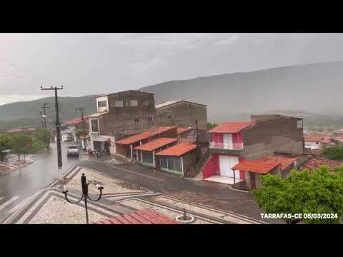 Chuva chegando em Tarrafas-CE 05/03/2024