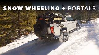 Snow Wheeling Colorado: Portals & Bone-Stock Tacoma (Winch Recoveries + Deep Powder)
