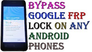 Easy Ways to Bypass Google Account Verification lock (FRP)  On Android