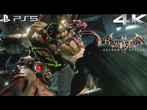 Batman: Arkham Asylum | Batman VS Bane | Boss Fight | 4k PS5