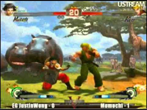 Seasons Beatings Redemption SSF4 Finals Bracket EG Justin Wong vs Momochi 1/2