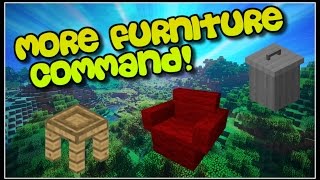 Furniture In Minecraft! - NO MODS! - ONE COMMAND
