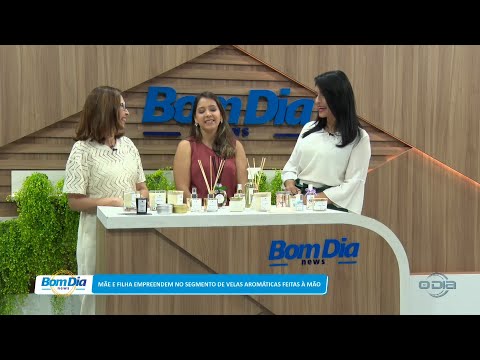 Mãe e filha empreendem no segmento de velas aromáticas feitas à mão 10 02 2023