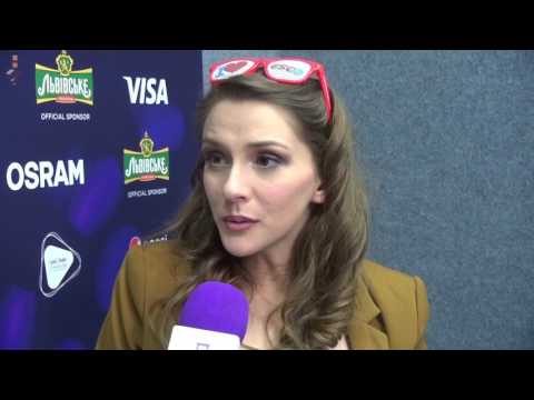 Eurovision 2017 - Interview Jana Burčeska - Macedonia