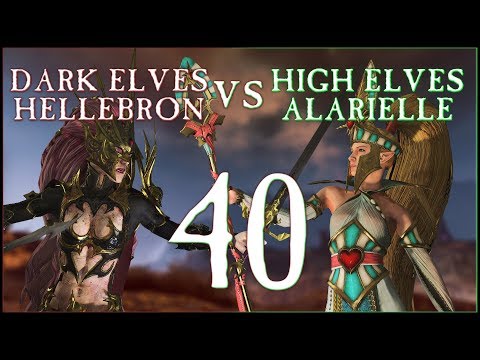 DEATHSWORD & CURSED BLADE - Hellebron vs Alarielle (Head to Head) - Total War: WARHAMMER II - Ep.40!