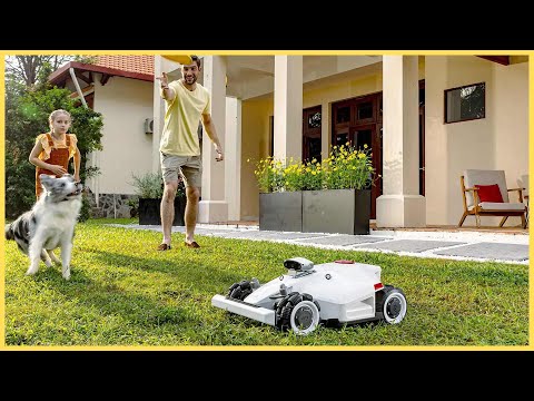 Test MAMMOTION LUBA 2 AWD - Robot tondeuse sans fil révolutionnaire