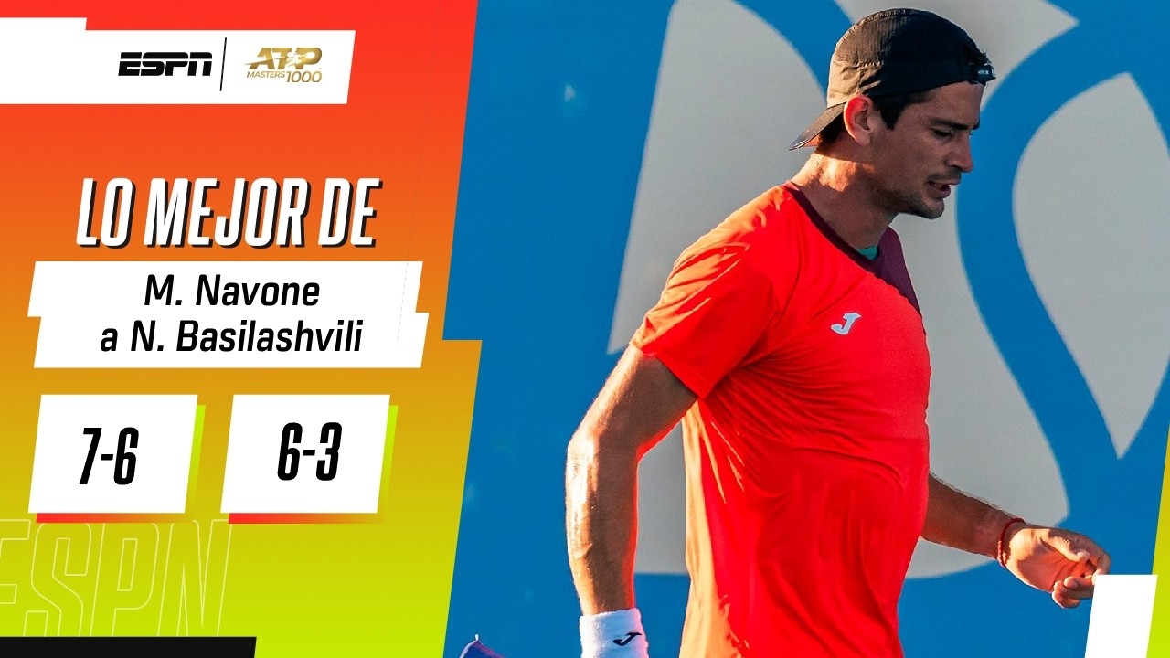 LA NAVONETA COMENZÓ SU CAMINO EN EL M1000 DE MIAMI CON UN TRIUNFAZO EN SETS CORRIDO | RESUMEN