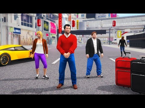 GTA 5 - Michael takes his FAMILY on HOLIDAY!