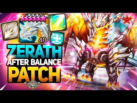 BUFFED ZERATH DEALS MORE DAMAGE NOW - Summoners War