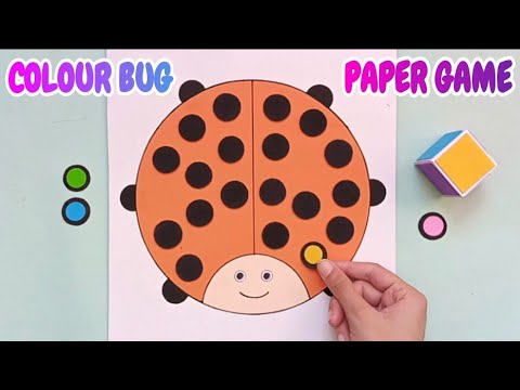 How to make Paper Game at home - DIY Game project with paper - Easy Game Project Idea