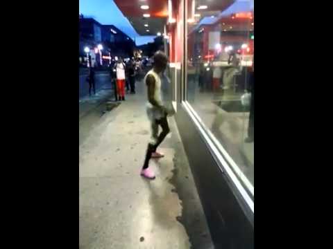 uncle Ellis wine in front of KFC (original video)