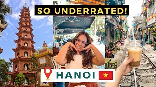 HANOI VIETNAM TRAVEL VLOG 🇻🇳 | Best Things To Do in 3 Days | Old Quarter, Train Street & More!