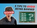 How To AVOID Being Banned By Sportsbooks 5 Tips
