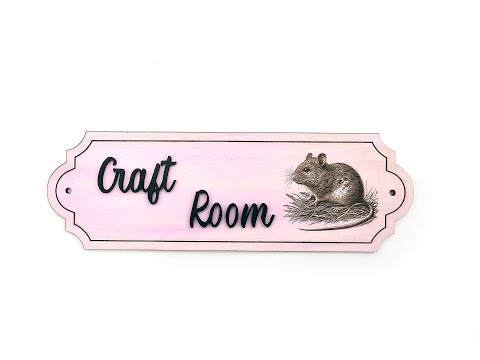 Craft Room Door Plaque
