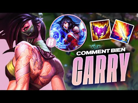 VOICI COMMENT BIEN CARRY AVEC AKALI - Akali vs Ahri｜Master