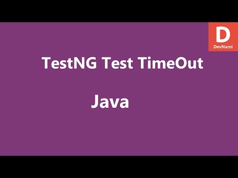 Java TestNG Test Timeout