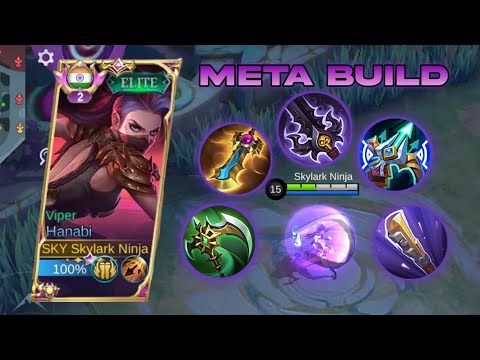 NEW HANABI BEST BUILD FOR SEASON 28 | HANABI BEST BUILD FOR RANK PUSH IN 2023