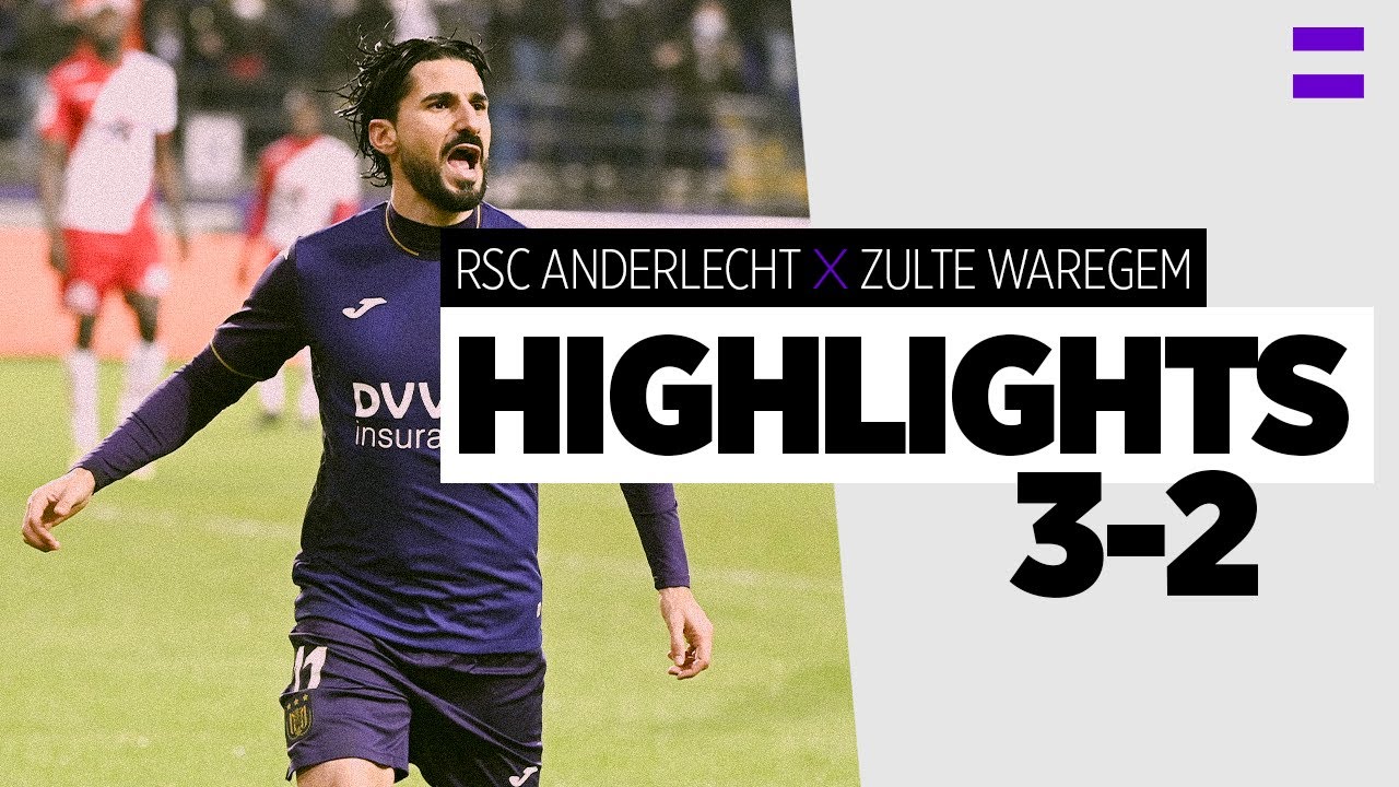 Anderlecht vs Zulte-Waregem highlights