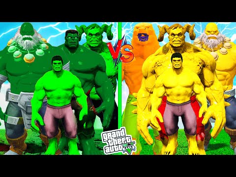 Franklin Purchasing $1 GIANT GREEN AND GOLDEN HULK Family to $1,000,000,000 in GTA 5