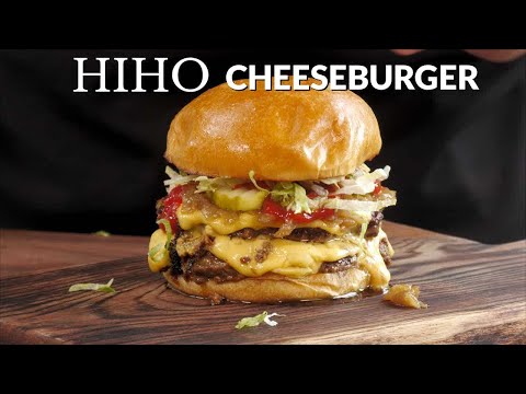 Melhor hambúrguer da Califórnia?Receita imitadora de cheeseburger HIHO!