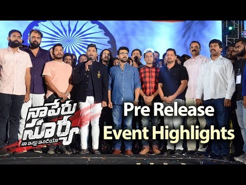 Naa Peru Surya Naa Illu India Pre Release Event