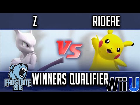 Frostbite 2018 Smash 4 Singles  WINNERS QUALIFIER - BF | Z (Mew Two) vs  Rideae (Pikachu)