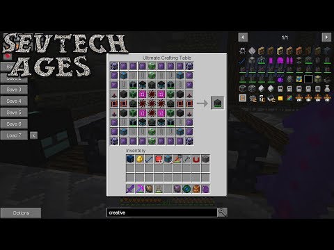 Hello Creative Energy Cell!  : SevTech Ages Lp Ep #66 Minecraft 1.12