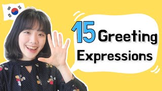 🤗Greeting Expressions - Essential for Korean Beginners