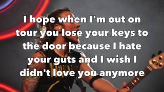 Hate Your Guts (feat. Mark Hoppus)- McBusted (Lyrics)