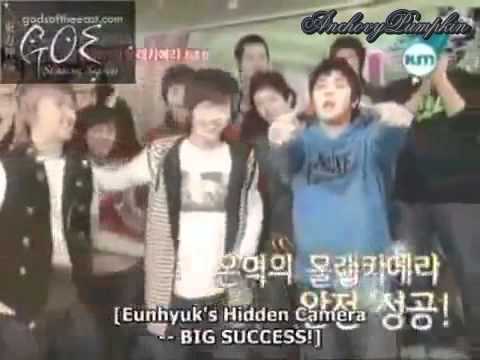 Eunmin's hug after Eunhyuk's hidden camera