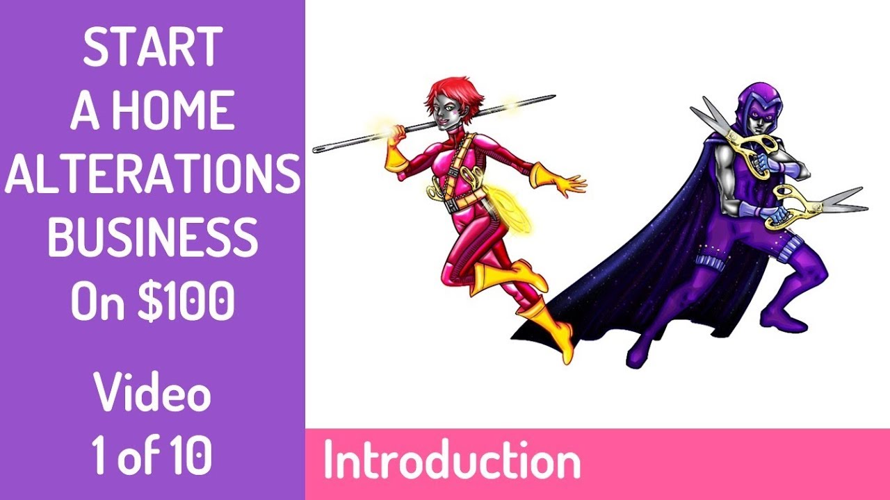 Start Your Home Sewing & Alterations Business on a $100 Budget - Best Pay & No Overhead - Video #1