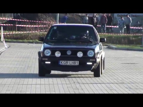 Dudka Wiesław / Dudka Piotr  - Volkswagen Golf MK2 - "SuperOES Mikołajkowy" Tuchów 06-12-2015