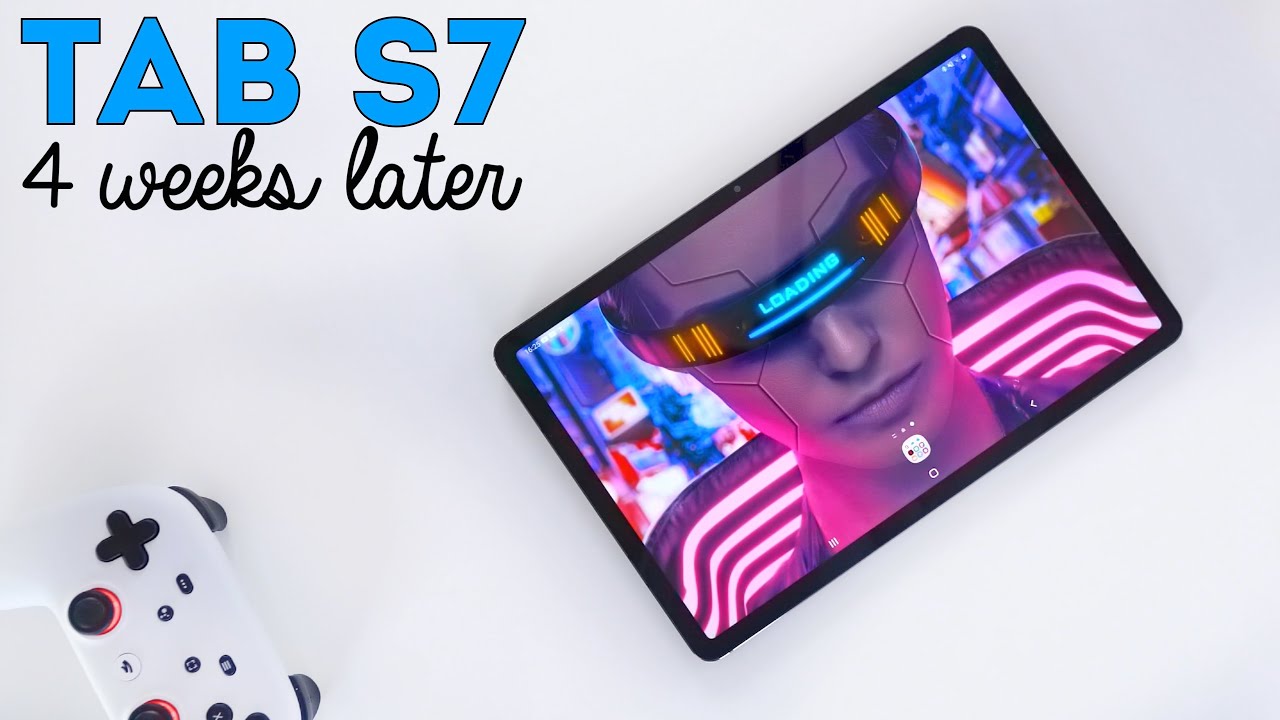 Samsung Galaxy TAB S7 -  4 WEEKS LATER  - Final Review (incl. Video Editing + more)